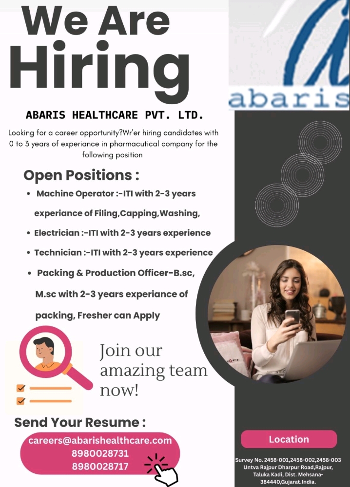 Abaris Healthcare job Vacancy 2025