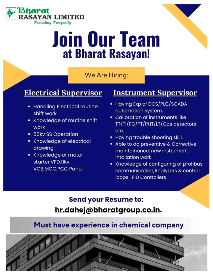 Bharat Rasayan Hiring 2025