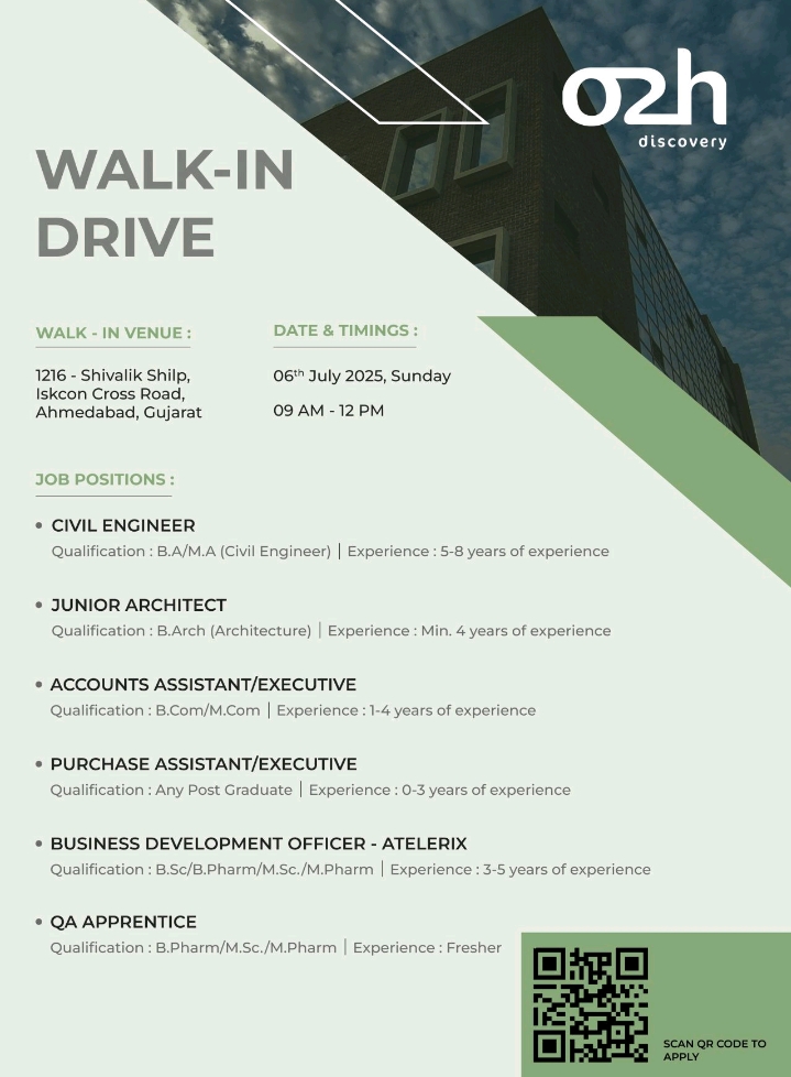 Oxygen Healthcare Walk in Interview 2025