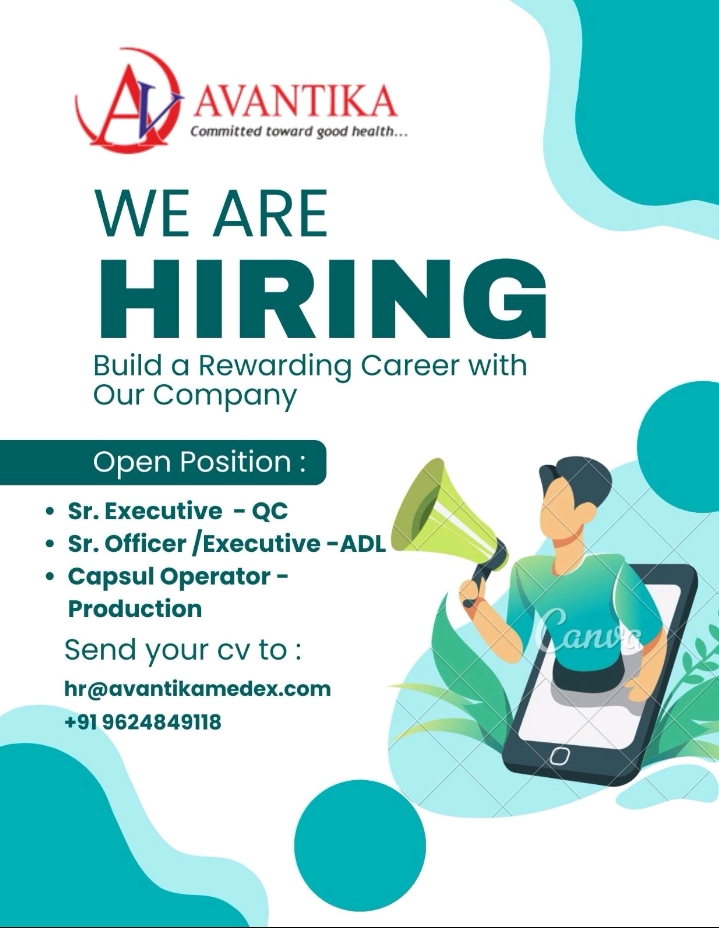 Avantika Medex Naukri Openings 2025