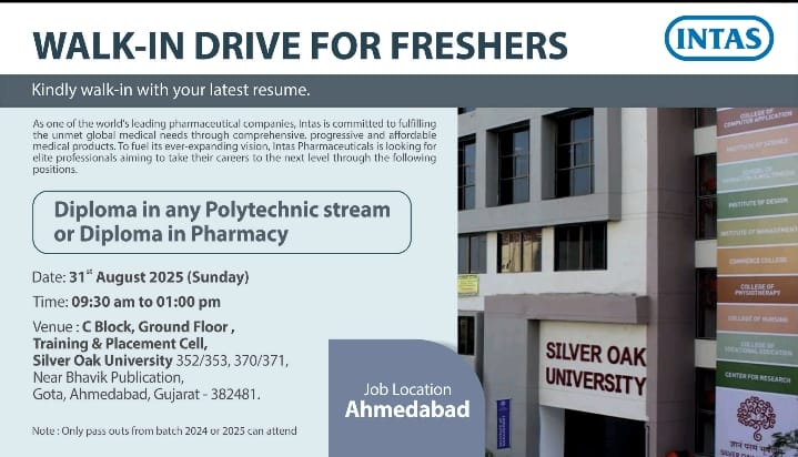 Walk-in Drive for Freshers