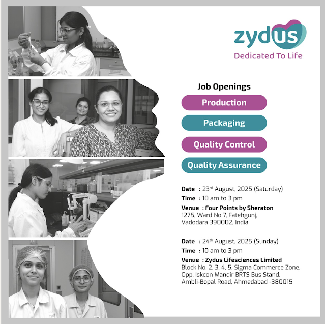 Zydus Walk In Interviews 2025